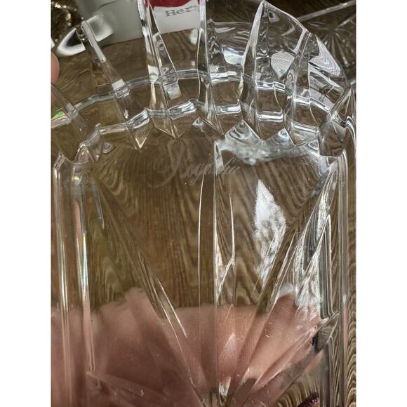 Miller Rogaska Crystal Butter Dish 7.5" w/ Cover Richmond Pattern Signed. READ - Picture 10 of 10